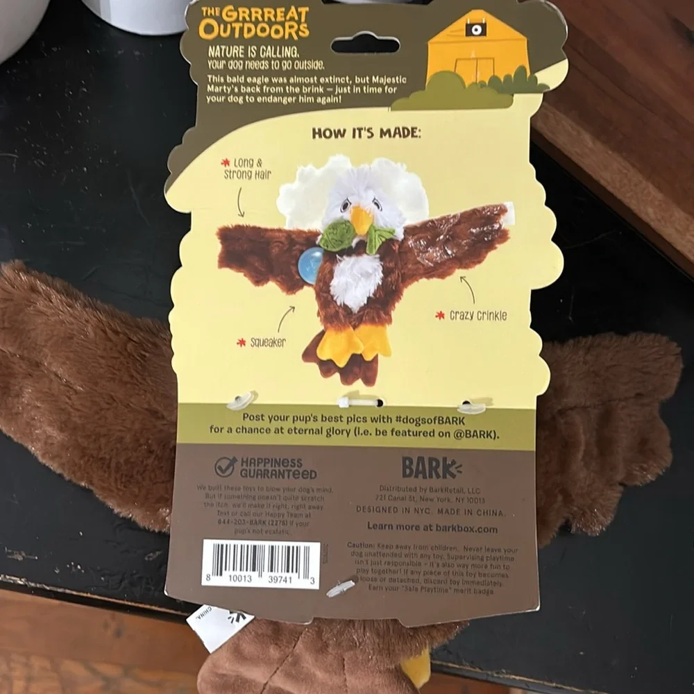 NWT Barkbox Majestic Marty Eagle